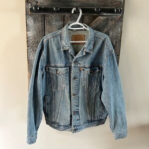 Men's Vintage Levi's Orange Tab Stone Wash Jean Jacket